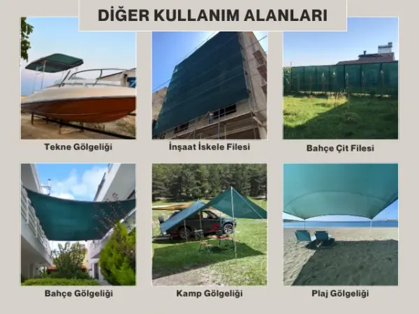 Sera - Bitki ve Hayvan Gölgeliği - 95lik 120 gram/m2 - Yeşil - Görsel 7