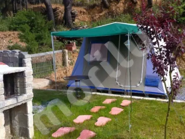 Kamp ve Plaj Gölgeliği - 95lik 120 gram/m2 - Yeşil - Görsel 4