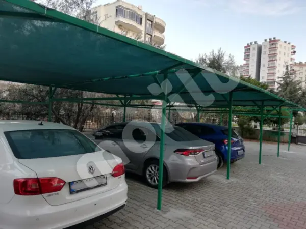 Otopark ve Araba Gölgeliği - 95lik 140 gram/m2 - Yeşil - Görsel 4
