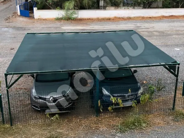 Otopark ve Araba Gölgeliği - 95lik 180 gram/m2 - Yeşil - Görsel 5