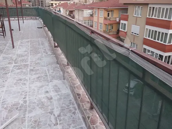 Bahçe Çit Filesi - 75lik Görüntü Engelleme - Yeşil - Görsel 2