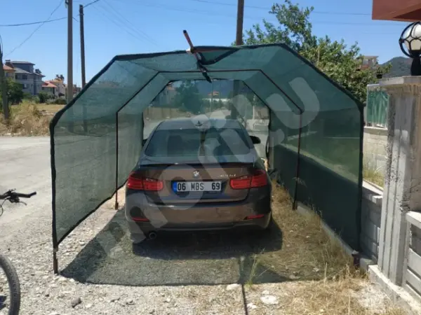 Otopark ve Araba Gölgeliği - 75lik Gölgeleme - Yeşil - Görsel 2