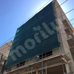 İnşaat ve İskele Filesi - 95lik 140 gram/m2 - Yeşil