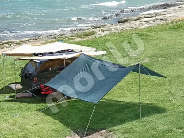 Kamp ve Plaj Gölgeliği - 95lik 180 gram/m2 - Yeşil - Görsel 3