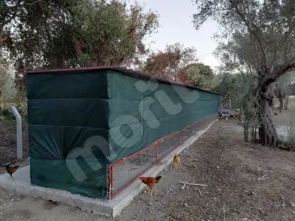 Kümes ve Bahçe Çevirme Çit Örtüsü - 95lik 140 gram/m2 - Yeşil