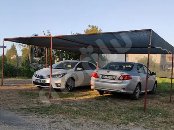 Otopark ve Araba Gölgeliği - 95lik 120 gram/m2 - Yeşil - Görsel 2