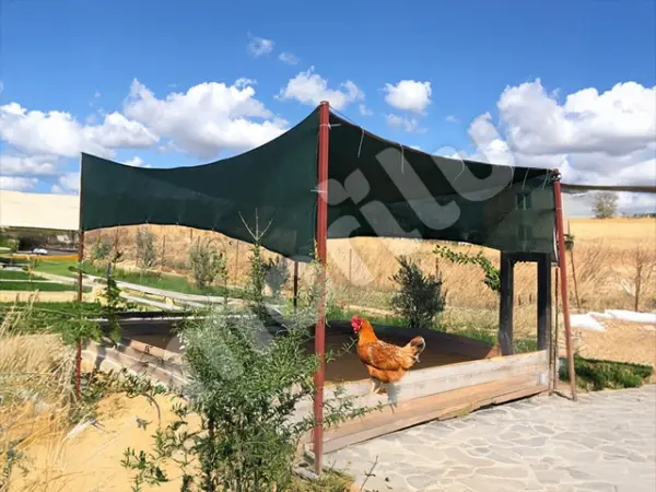 Sera - Bitki ve Hayvan Gölgeliği - 95lik 140 gram/m2 - Yeşil - Görsel 7