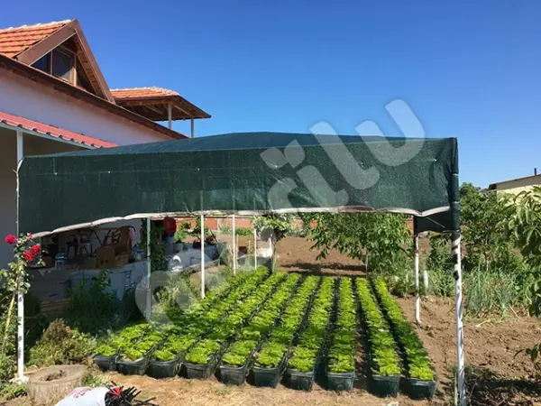 Sera - Bitki ve Hayvan Gölgeliği - 95lik 140 gram/m2 - Yeşil - Görsel 5