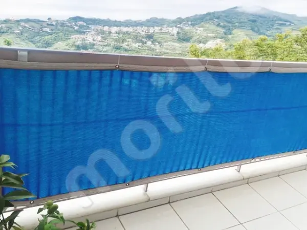 Bahçe Çit Filesi - 95lik Görüntü Engelleme - 140 gram/m2 - Mavi - Görsel 5