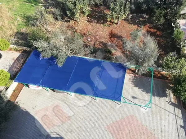 Otopark ve Araba Gölgeliği - 95lik 140 gram/m2 - Mavi - Görsel 6