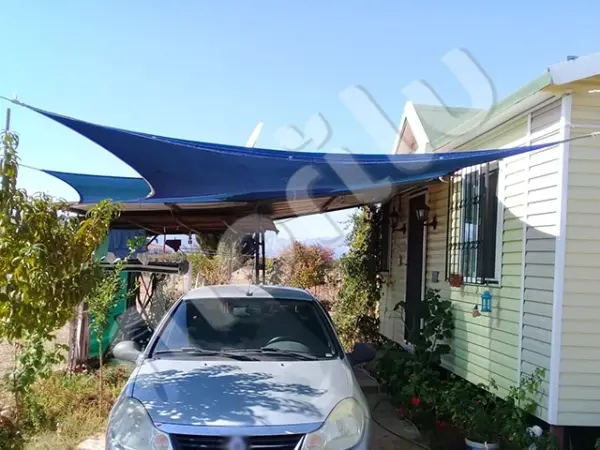 Otopark ve Araba Gölgeliği - 95lik 140 gram/m2 - Mavi - Görsel 3