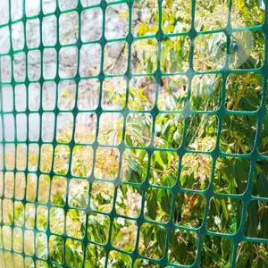 Plastik Dekoratif Bahçe Çiti – 20 mm Göz Aralıklı – Yeşil Renk – Balkon ve Kedi Filesi