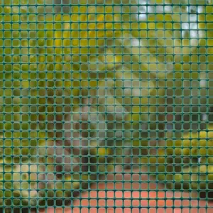 Plastik Dekoratif Bahçe Çiti – 5 mm Göz Aralıklı – Yeşil Renk – Balkon ve Kedi Filesi